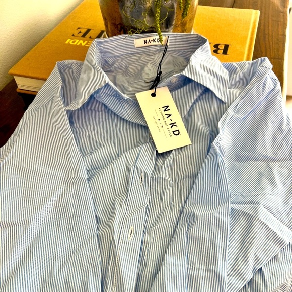 NA-KD Oversize Button Down Shirt - Picture 6 of 7